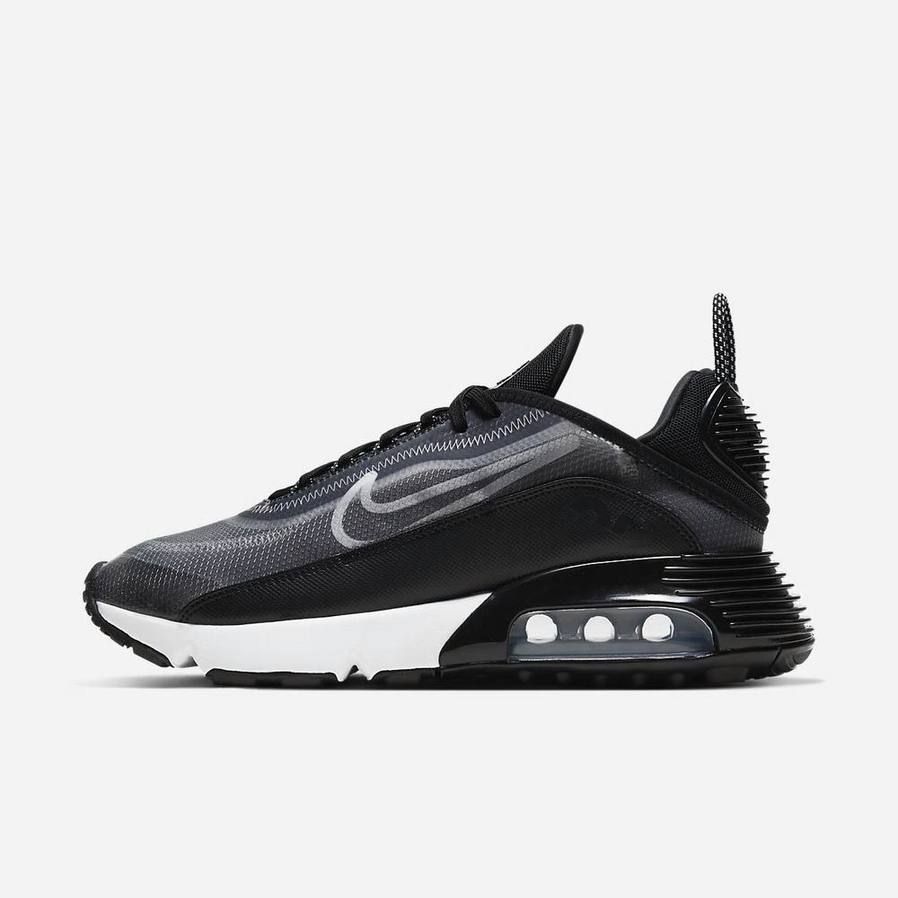 Sneakers Nike Air Max 2090 Noir 7851-390 Black/Metallic Silver/White Femme | SVP-19458297